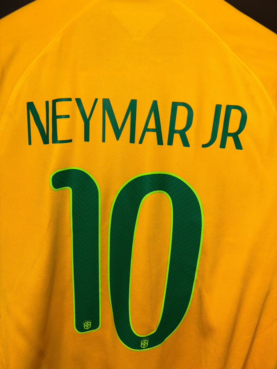 BRAZIL NEYMAR JR 2014-2015 ORIGINAL JERSEY SIZE S