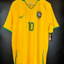 BRAZIL RONALDINHO 2007-2008 ORIGINAL JERSEY SIZE XL