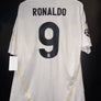 REAL MADRID RONALDO 2009-2010 ORIGINAL JERSEY Size L