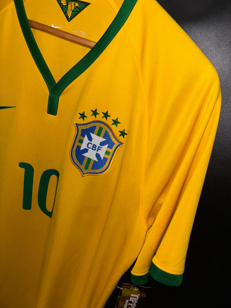 BRAZIL NEYMAR JR 2014-2015 ORIGINAL JERSEY SIZE L