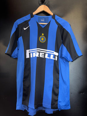 INTER MILAN ADRIANO 2004-2005 ORIGINAL JERSEY Size M
