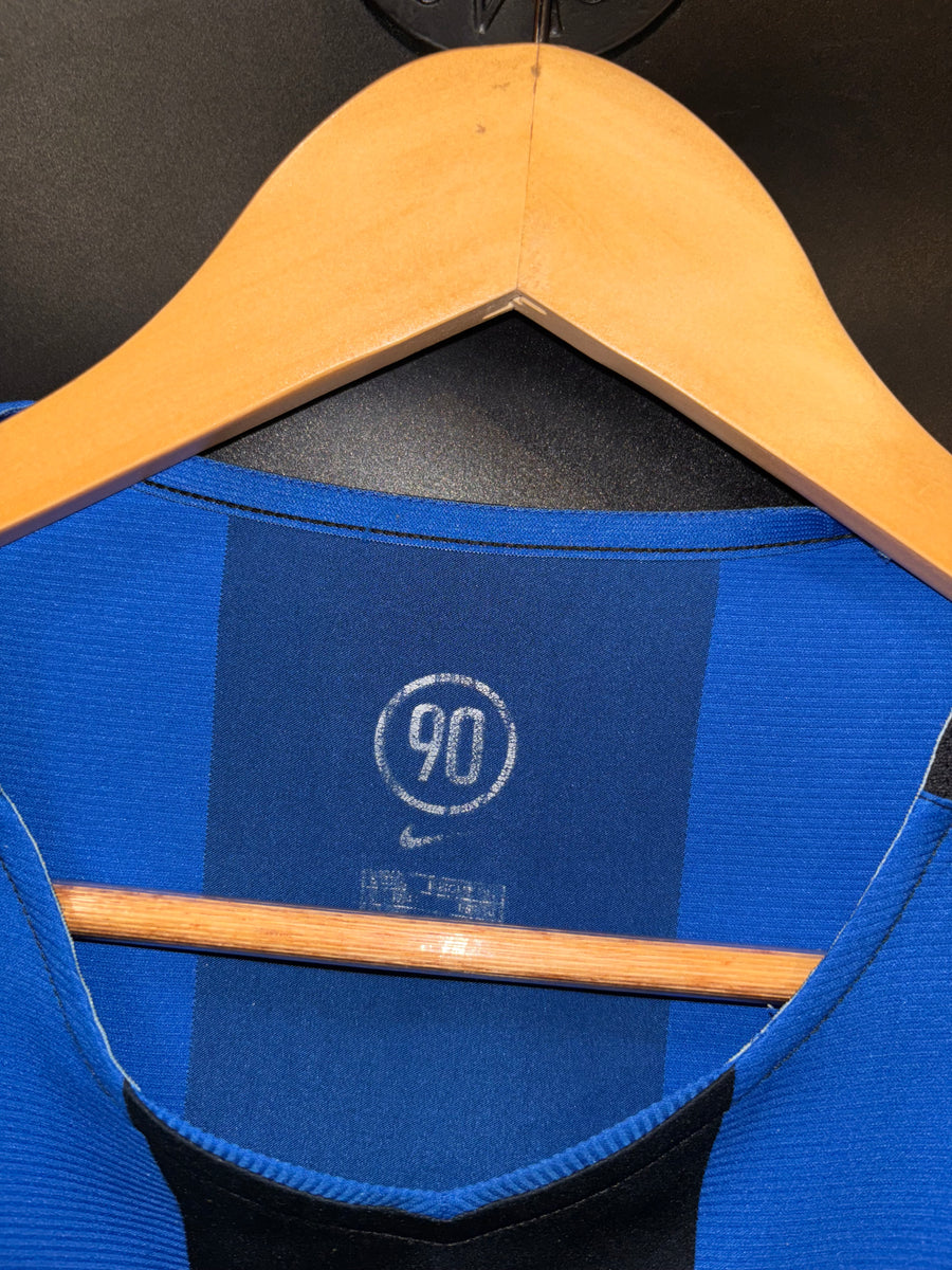 INTER MILAN ADRIANO 2004-2005 ORIGINAL JERSEY Size XL