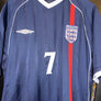 ENGLAND BECKHAM 2001-2002 ORIGINAL  JERSEY Size XL