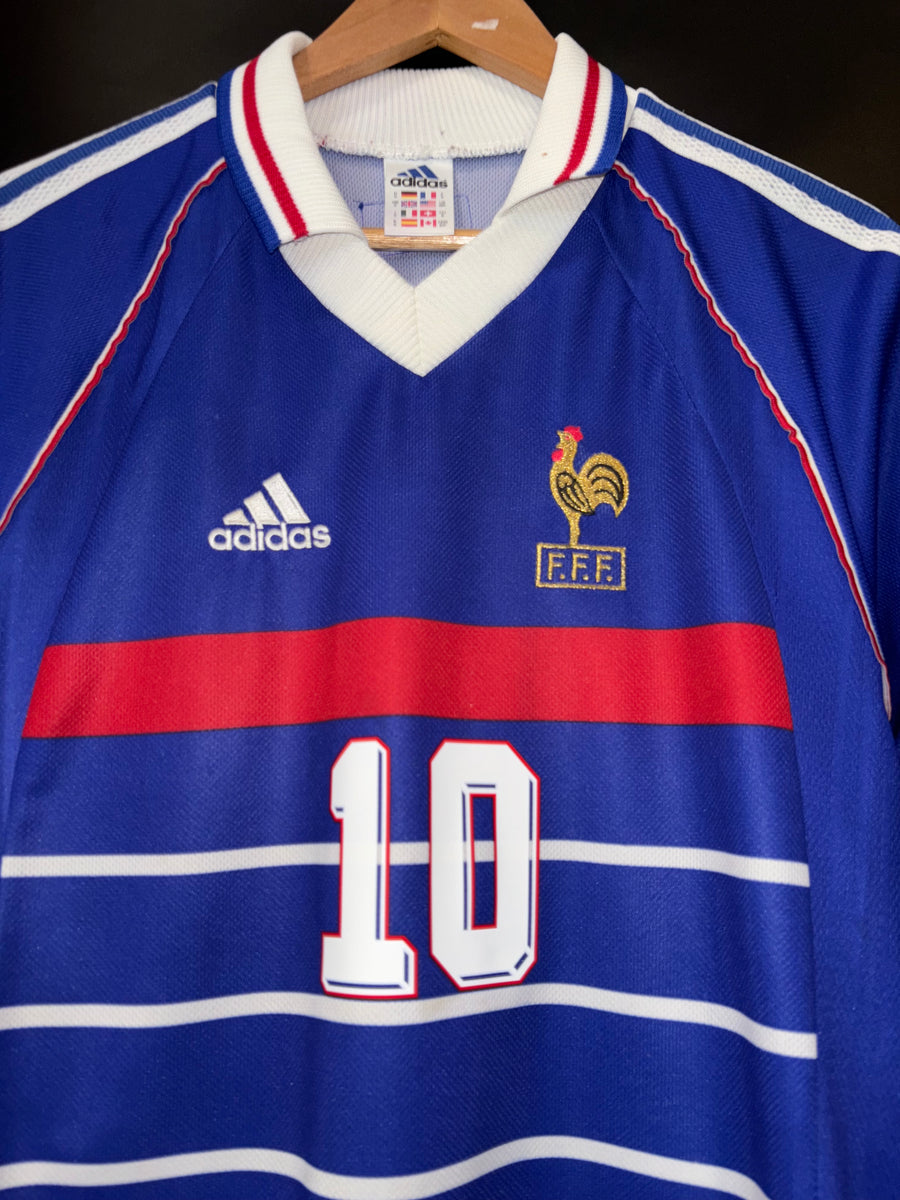 FRANCE ZIDANE 1998-1999 ORIGINAL JERSEY SIZE S