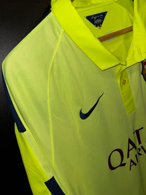 BARCELONA MESSI 2014-2015 ORIGINAL AWAY JERSEY Size L