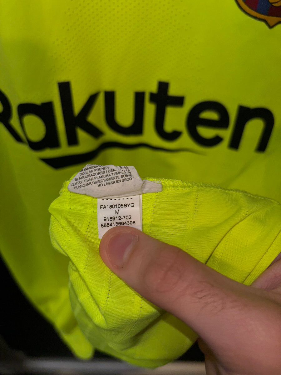 BARCELONA MESSI 2018-2019 ORIGINAL PLAYER JERSEY Size M