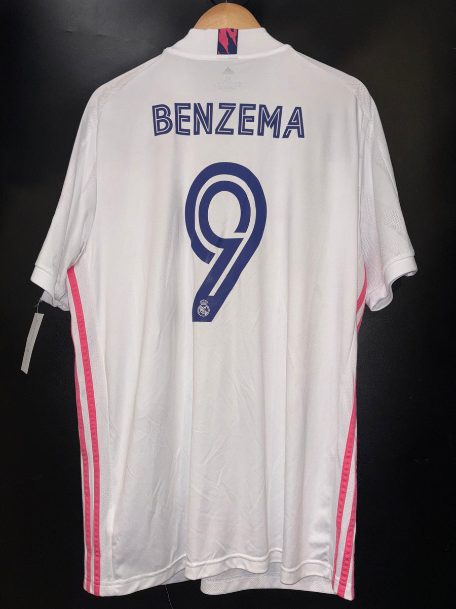 REAL MADRID BENZEMA 2020-2021 ORIGINAL JERSEY Size XL