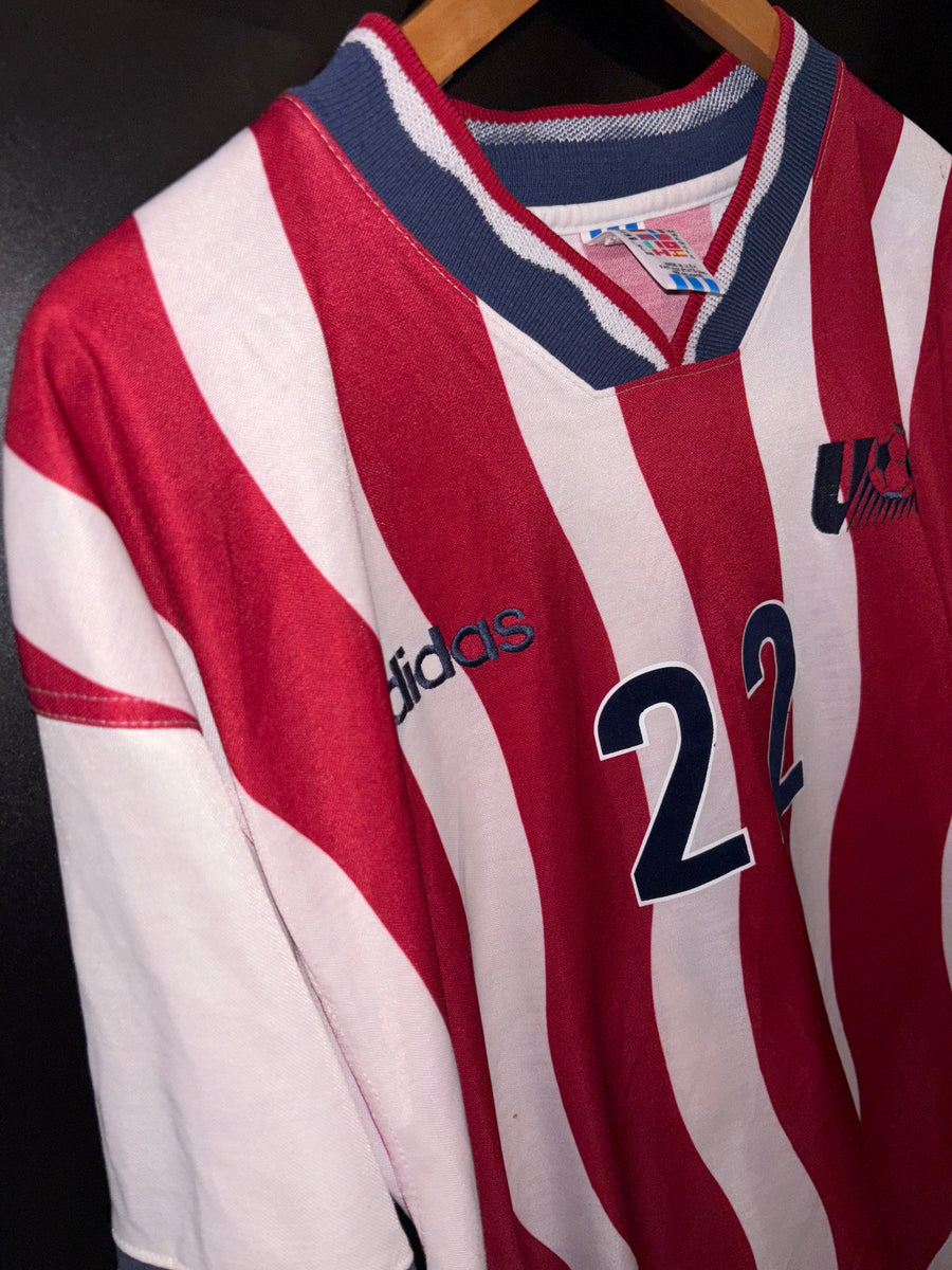 USA SOCCER USMNT LALAS 1994-1995 ORIGINAL JERSEY Size XL