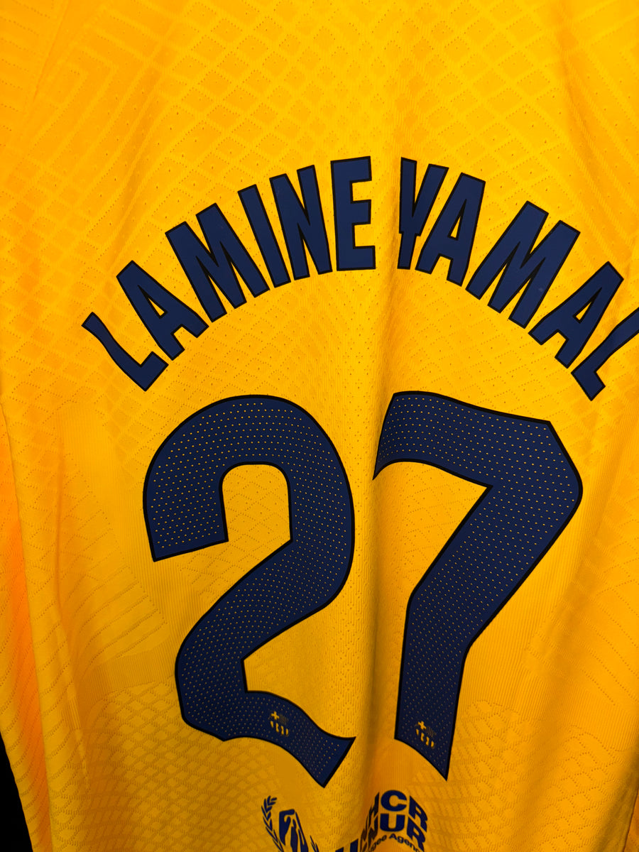 BARCELONA YAMAL 2023-2024 ORIGINAL PLAYER JERSEY Size XL