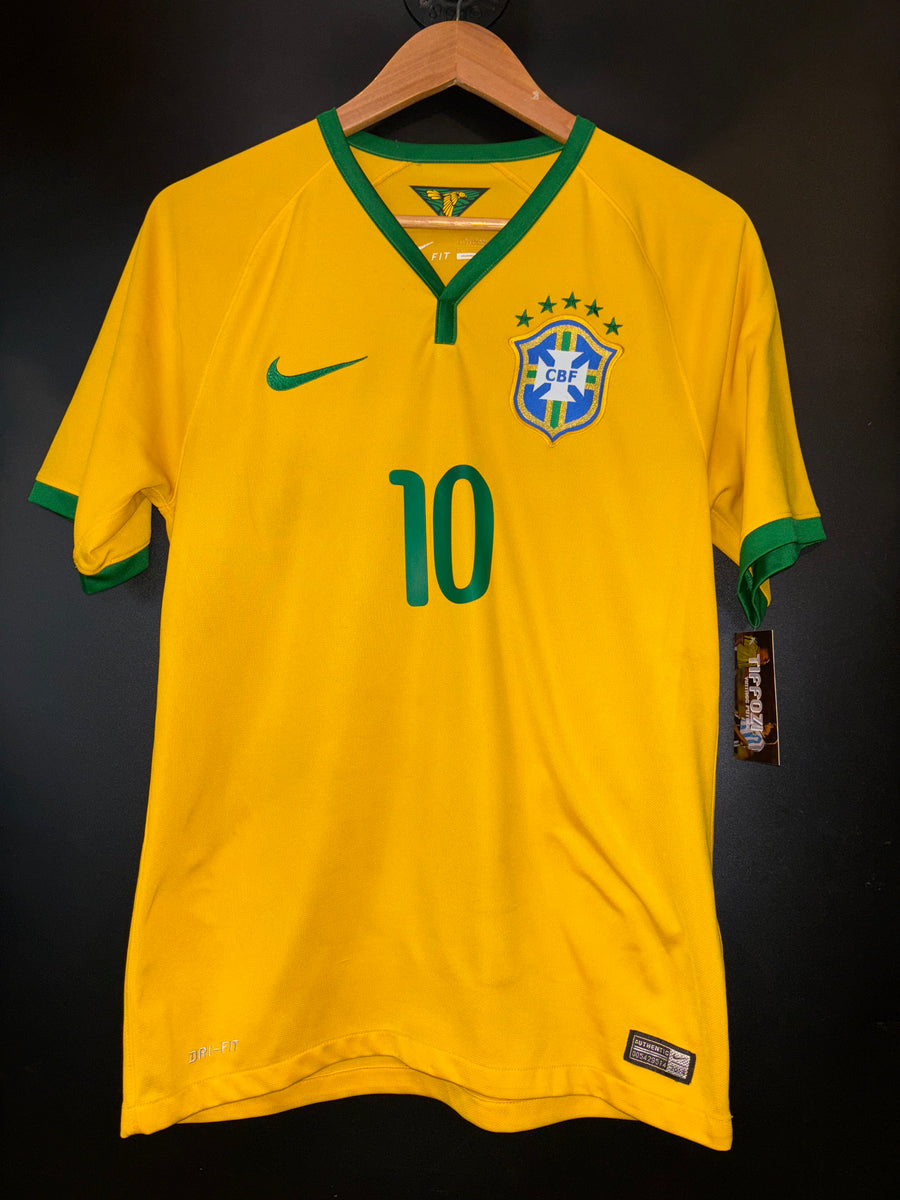 BRAZIL NEYMAR JR 2014-2015 ORIGINAL JERSEY SIZE S