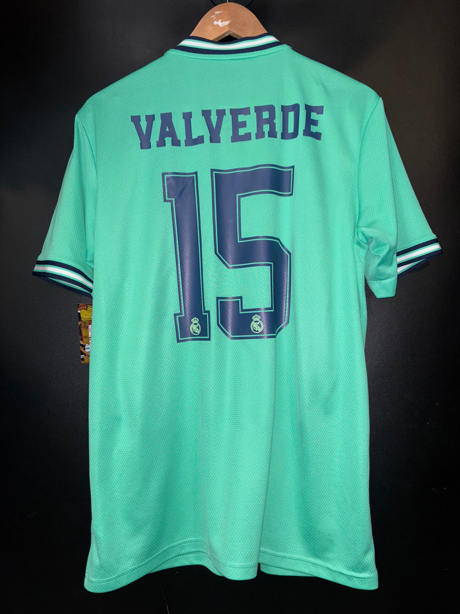 REAL MADRID VALVERDE 2019-2020 ORIGINAL PLAYER JERSEY Size L