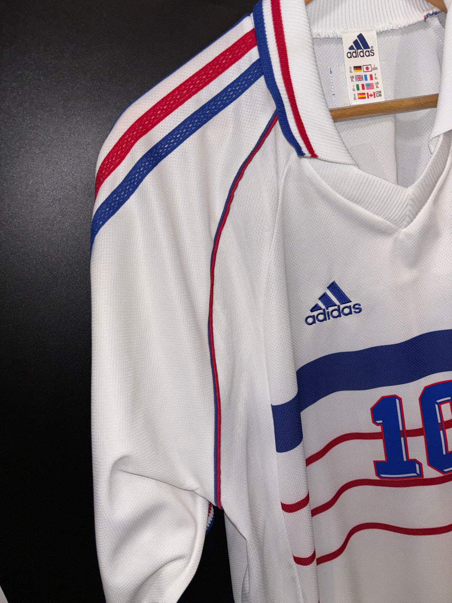 FRANCE ZIDANE 1998-1999 ORIGINAL AWAY JERSEY Size XL