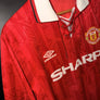 MANCHESTER UNITED CANTONA 1992-1993 ORIGINAL JERSEY Size L