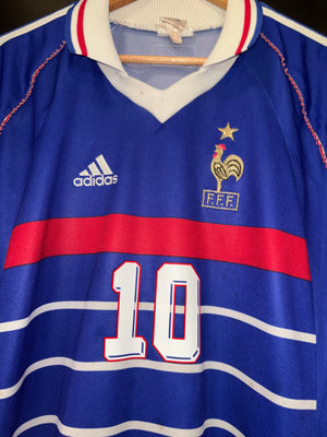FRANCE ZIDANE 1998-1999 ORIGINAL JERSEY SIZE XL
