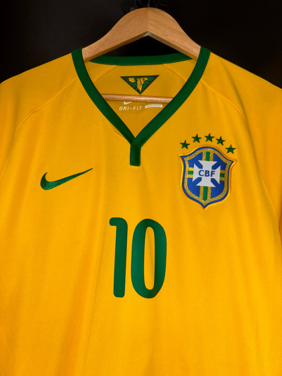 BRAZIL NEYMAR JR 2014-2015 ORIGINAL JERSEY SIZE L