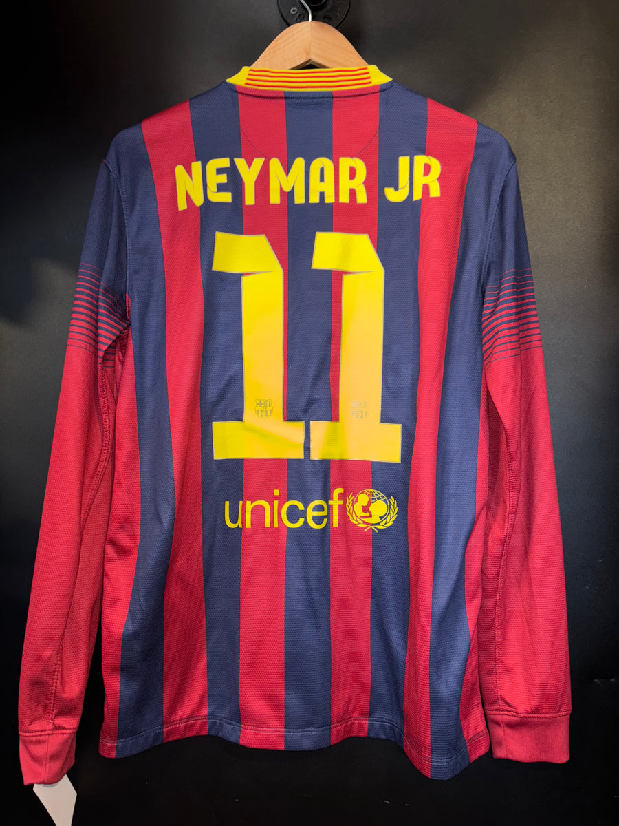 BARCELONA NEYMAR JR 2013-2014 ORIGINAL JERSEY Size M