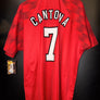 MANCHESTER UNITED CANTONA 1996-1997 ORIGINAL JERSEY Size XL