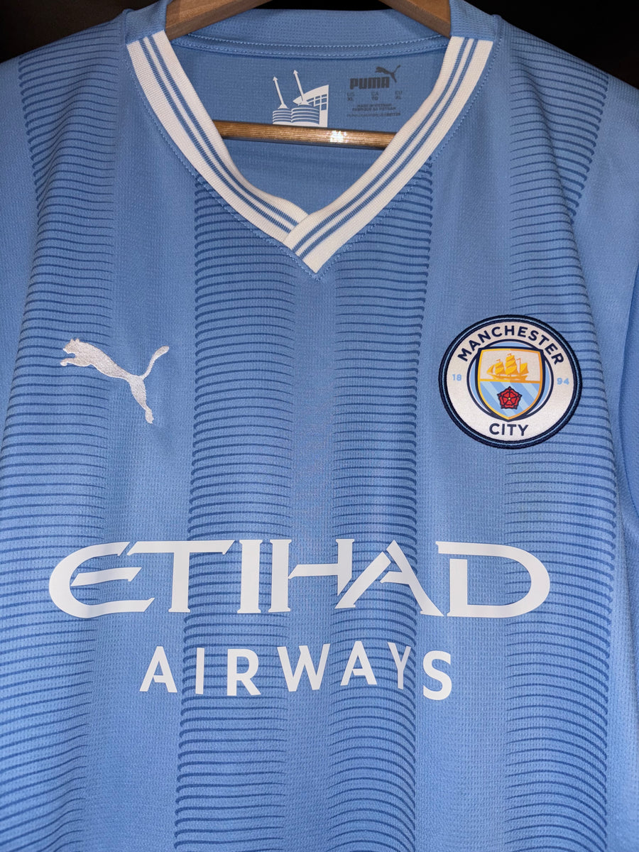 MANCHESTER CITY HAALAND 2023-2024 ORIGINAL JERSEY Size XL