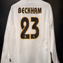 REAL MADRID BECKHAM 2003-2004 ORIGINAL JERSEY Size XL