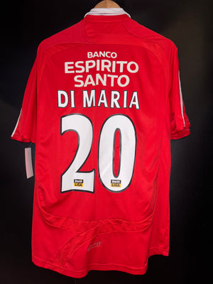 BENFICA DI MARIA 2007-2008 ORIGINAL JERSEY SIZE M