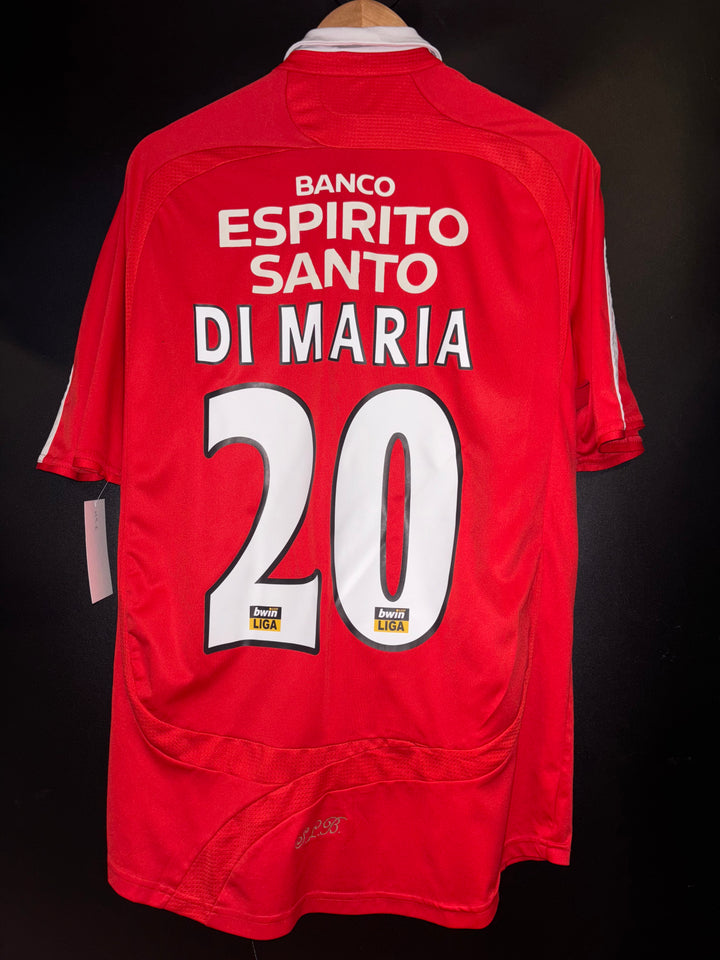 BENFICA DI MARIA 2007-2008 ORIGINAL JERSEY SIZE M