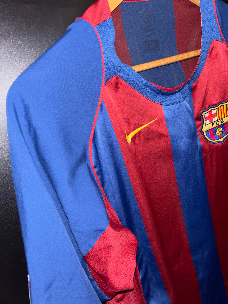 BARCELONA RONALDINHO 2004-2005 ORIGINAL JERSEY Size L