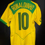BRAZIL RONALDINHO 2004-2005 ORIGINAL JERSEY SIZE S