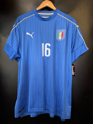 ITALY DE ROSSI 2016-2017 ORIGINAL JERSEY Size 2XL