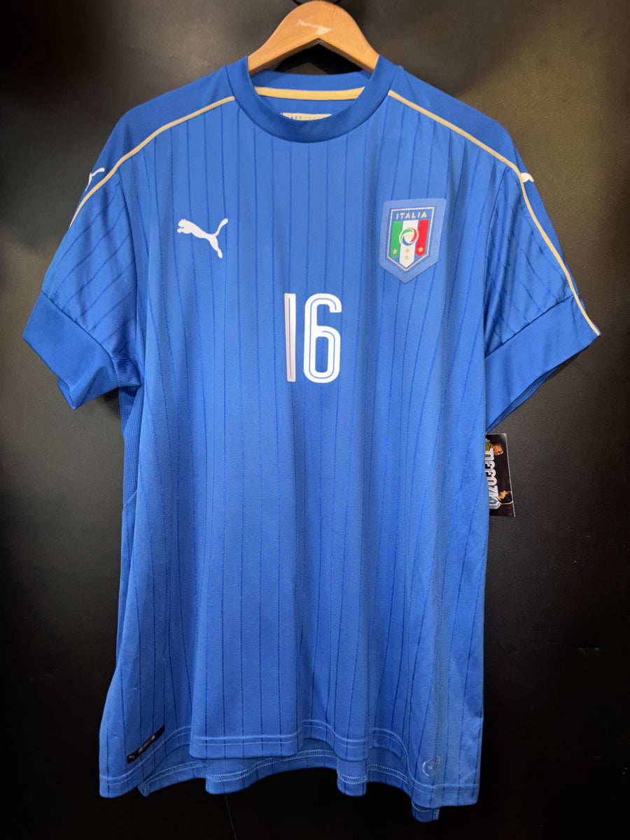 ITALY DE ROSSI 2016-2017 ORIGINAL JERSEY Size 2XL