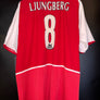 ARSENAL LJUNGBERG 2002-2003 ORIGINAL JERSEY Size XL