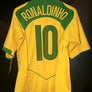 BRAZIL RONALDINHO 2004-2005 ORIGINAL JERSEY SIZE L