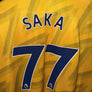 ARSENAL SAKA 2019-2020 ORIGINAL JERSEY Size XL