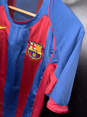 BARCELONA RONALDINHO 2004-2005 ORIGINAL JERSEY Size L