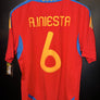 SPAIN INIESTA 2011-2012 ORIGINAL JERSEY Size M