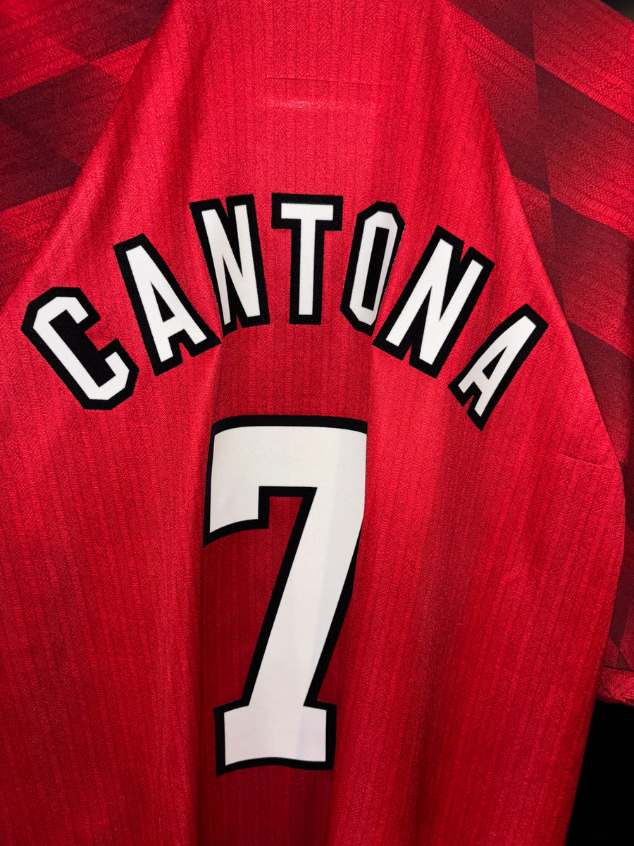 MANCHESTER UNITED CANTONA 1996-1997 ORIGINAL JERSEY Size XL
