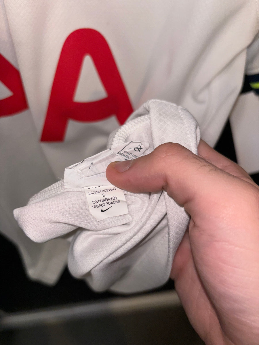 TOTTENHAM HOTSPURS KANE 2022-2023 ORIGINAL JERSEY Size S