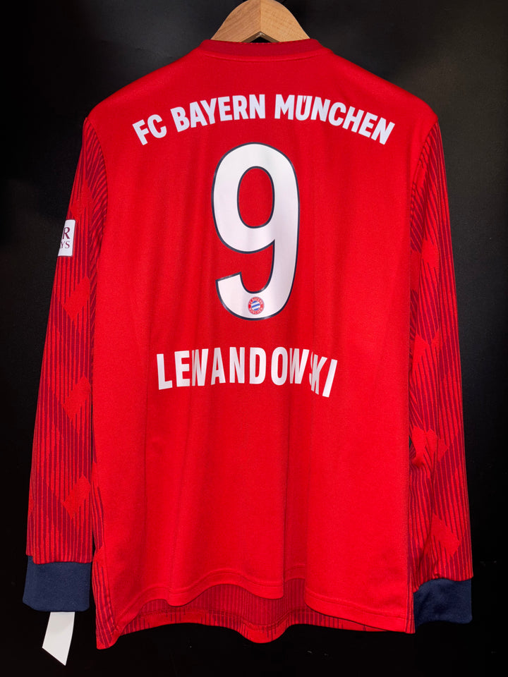 BAYERN MUNICH LEWANDOWSKI 2018-2019 ORIGINAL JERSEY Size L