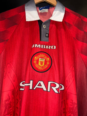 MANCHESTER UNITED CANTONA 1996-1997 ORIGINAL JERSEY Size XL