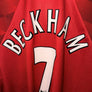 MANCHESTER UNITED BECKHAM 1997-1998 ORIGINAL JERSEY Size L