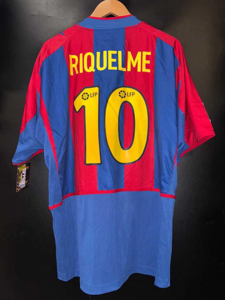 BARCELONA RIQUELME 2002-2003 ORIGINAL JERSEY Size XL