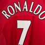 MANCHESTER UNITED RONALDO 2004-2005 ORIGINAL JERSEY Size XL