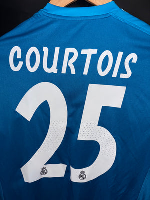 REAL MADRID COURTOIS 2018-2019 ORIGINAL GOALKEEPER JERSEY Size M