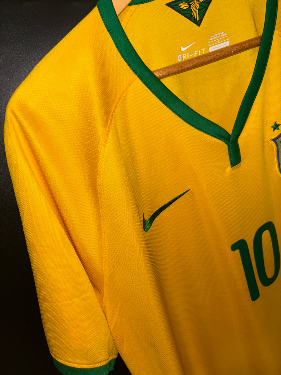 BRAZIL NEYMAR JR 2014-2015 ORIGINAL JERSEY SIZE L