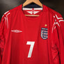 ENGLAND BECKHAM 2004-2005 ORIGINAL JERSEY Size XL