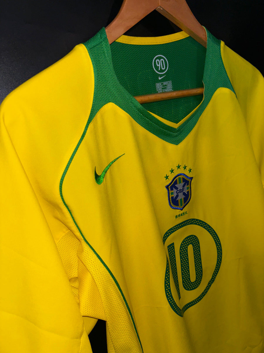 BRAZIL RONALDINHO 2004-2005 ORIGINAL JERSEY SIZE M