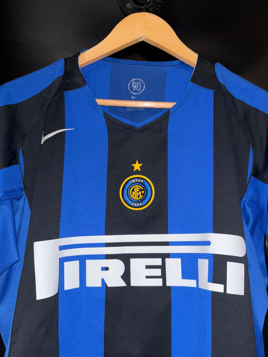 INTER MILAN ADRIANO 2004-2005 ORIGINAL JERSEY Size XL