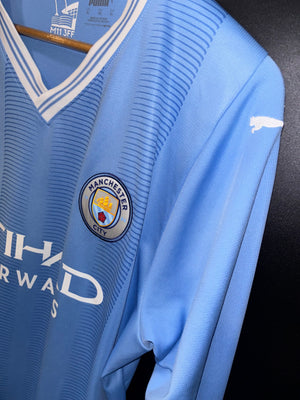 MANCHESTER CITY HAALAND 2023-2024 ORIGINAL JERSEY Size XL