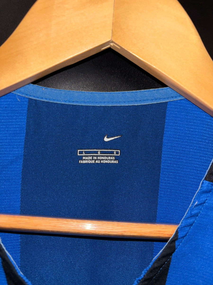 INTER MILAN ADRIANO 2004-2005 ORIGINAL JERSEY Size L