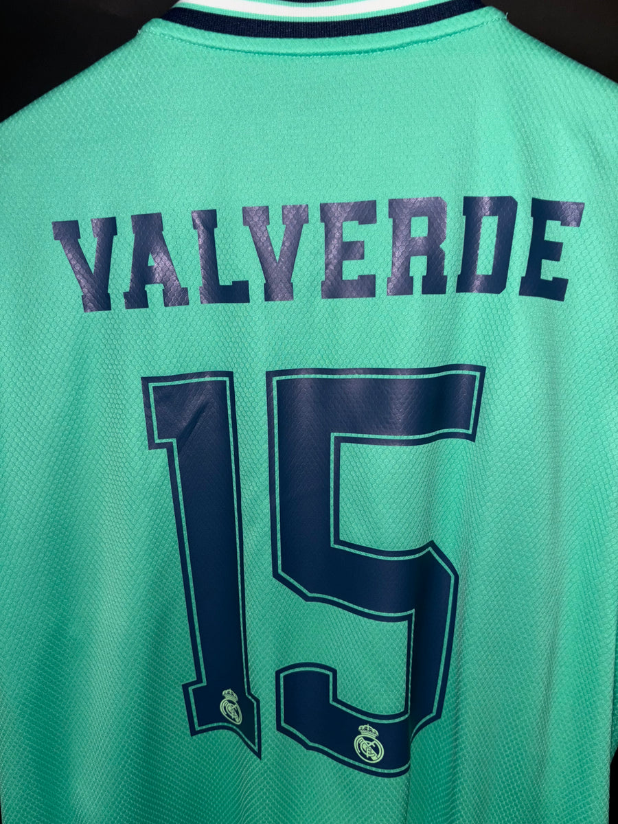 REAL MADRID VALVERDE 2019-2020 ORIGINAL PLAYER JERSEY Size L