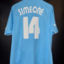 LAZIO SIMEONE 2002-2003 ORIGINAL JERSEY Size XL